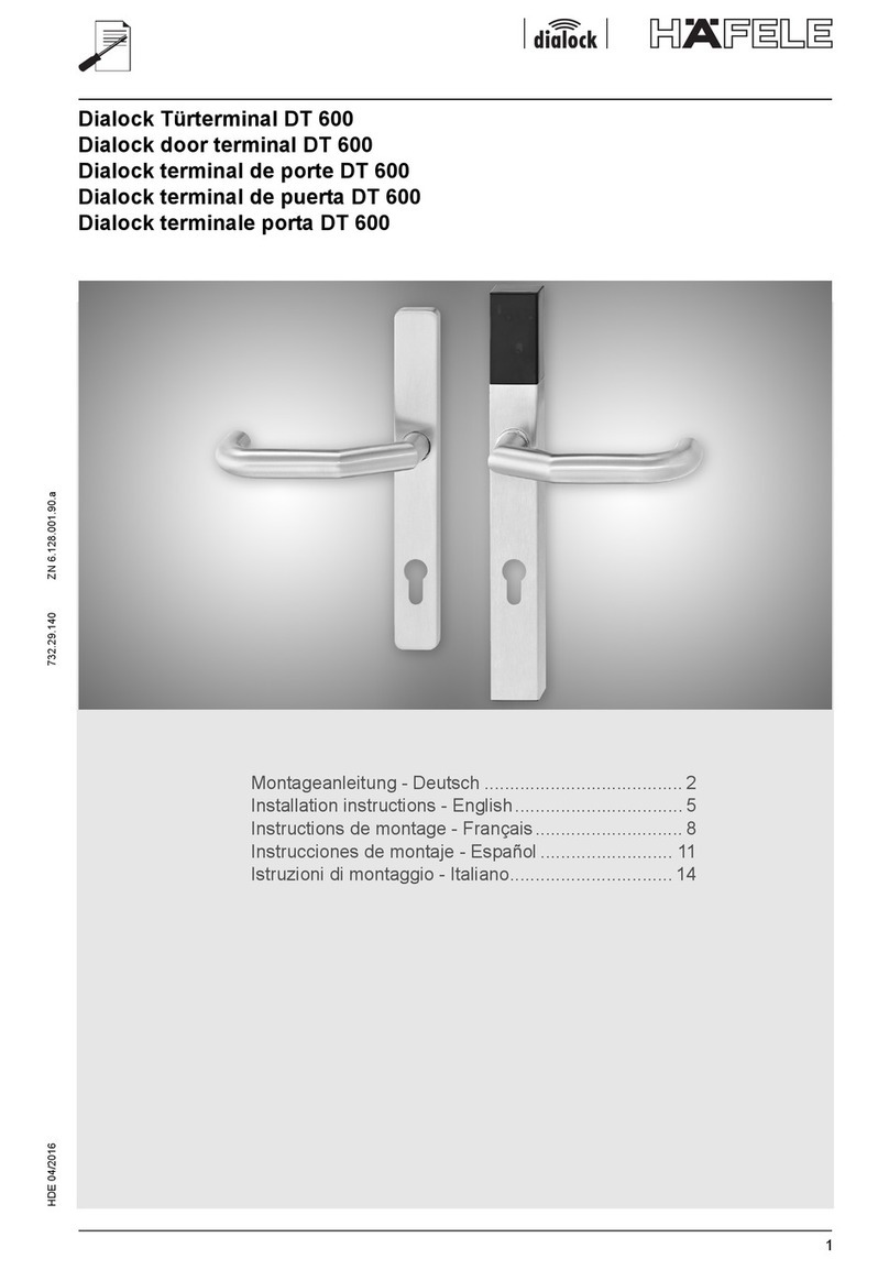 Häfele DT 600 User manual