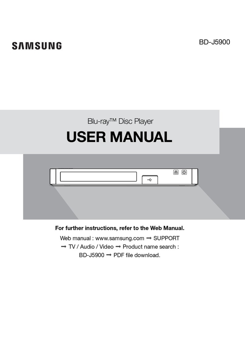 Samsung BD-J5900 User manual
