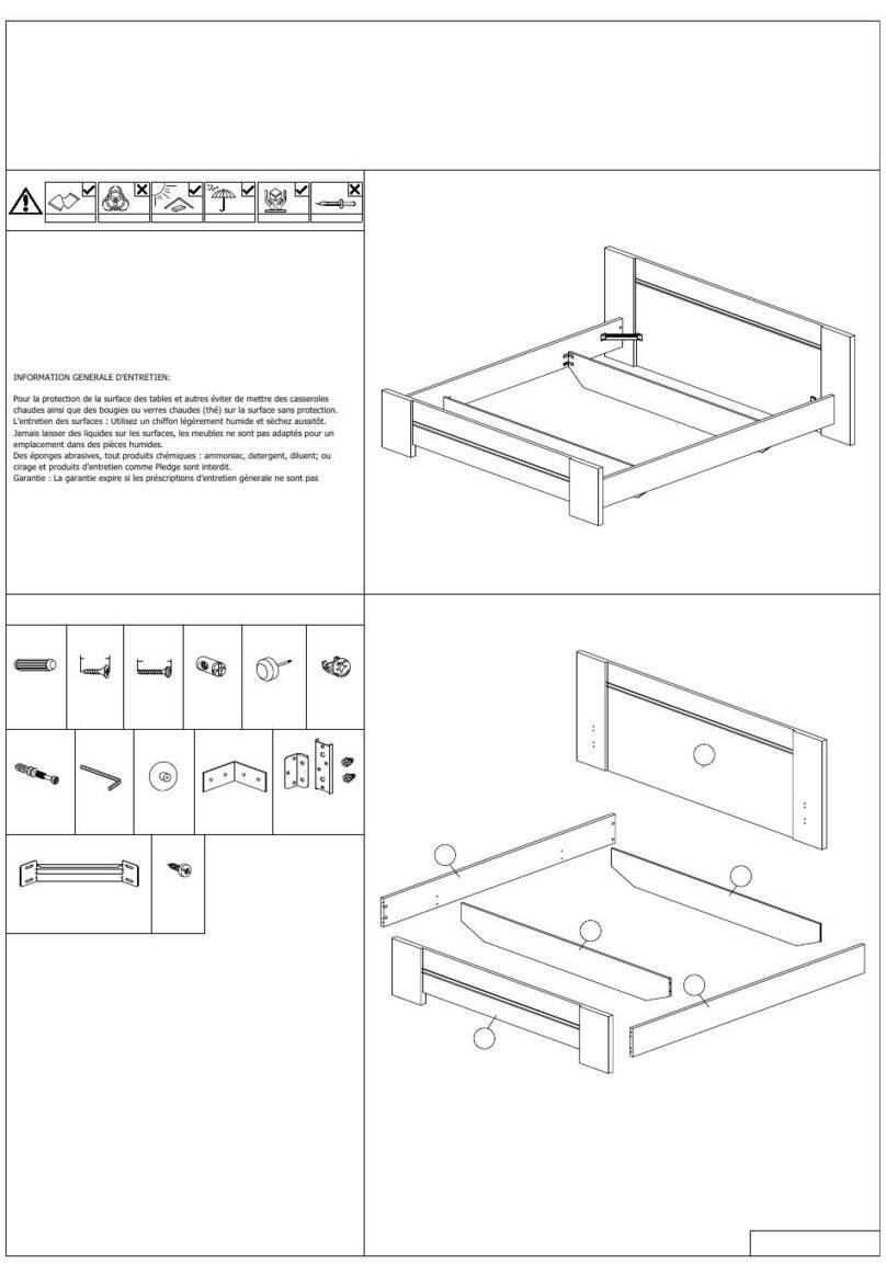 Weba BED 32-7279C Assembly instruction Weba BED 32-7279C Assembly instruction