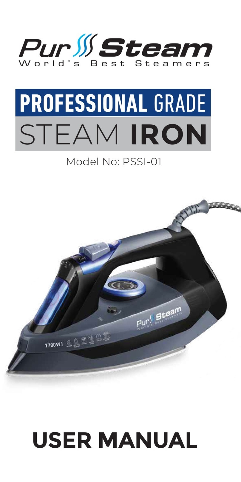 PurSteam PROFESSIONAL PSSI-01 user manual