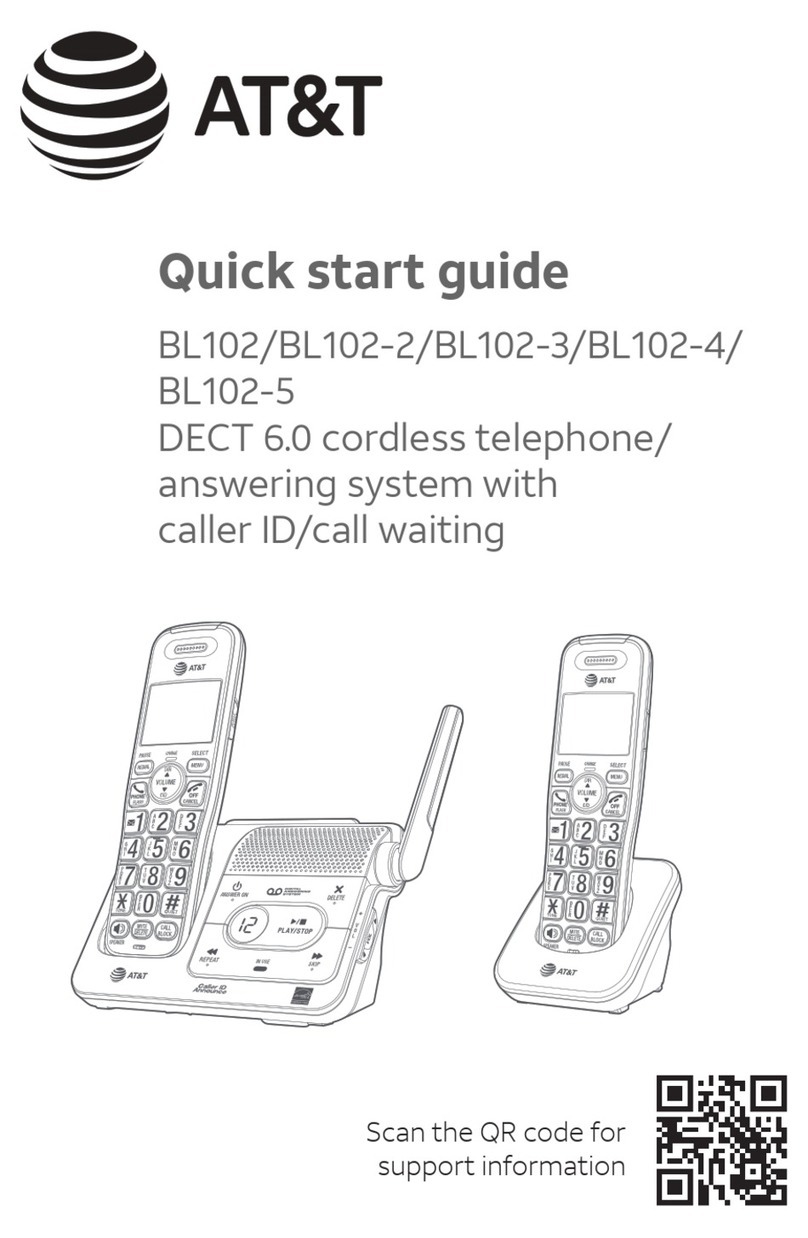 AT&T BL102 User manual