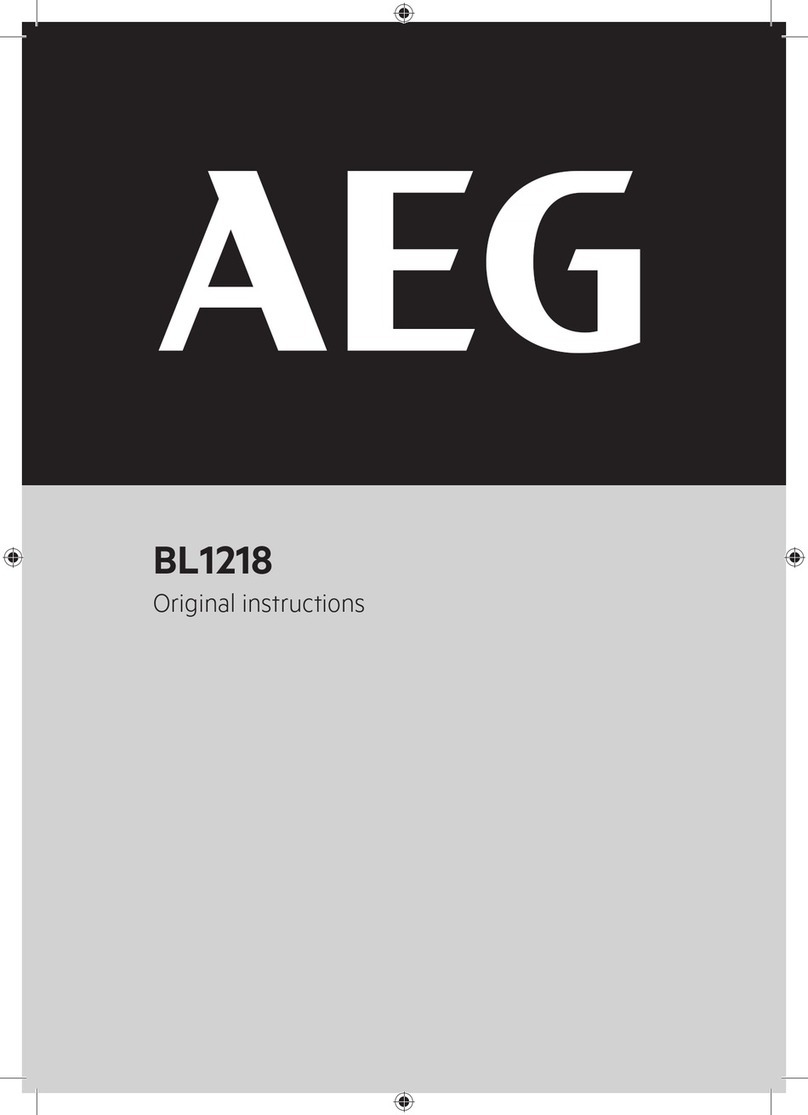 AEG BL 1218 User manual