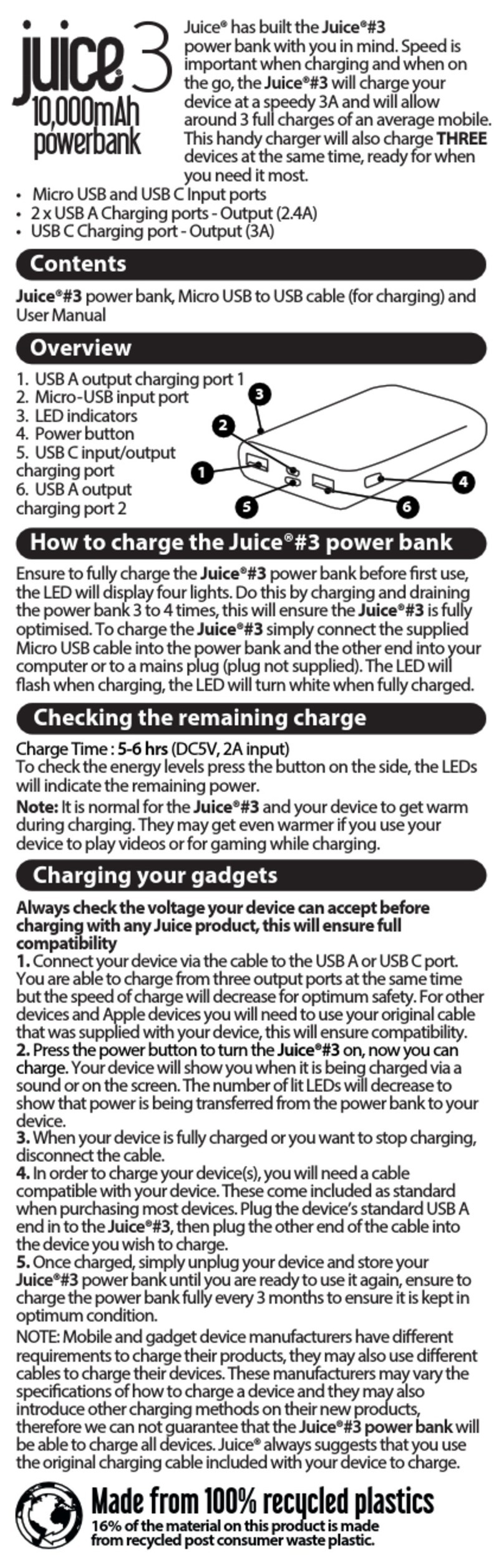 Juice 3 User manual