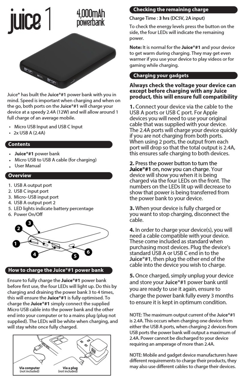 Juice 1 User manual
