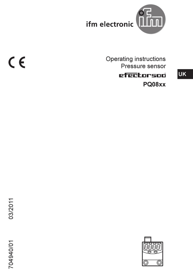 IFM Electronic efector500 PQ08 Series operating instructions