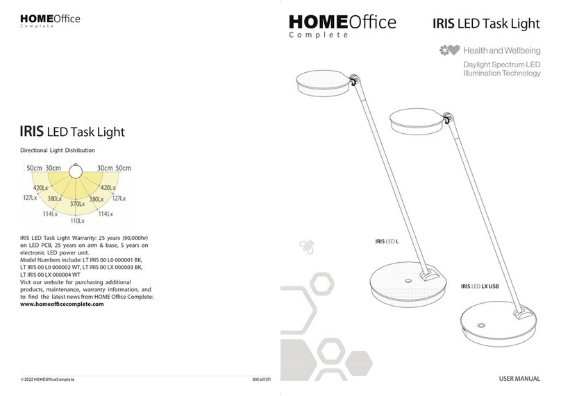 HOMEOffice Complete IRIS LED user manual HOMEOffice Complete IRIS LED user manual