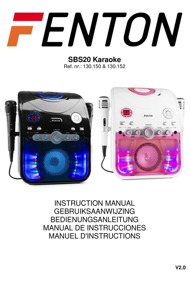Fenton 130.150 User manual