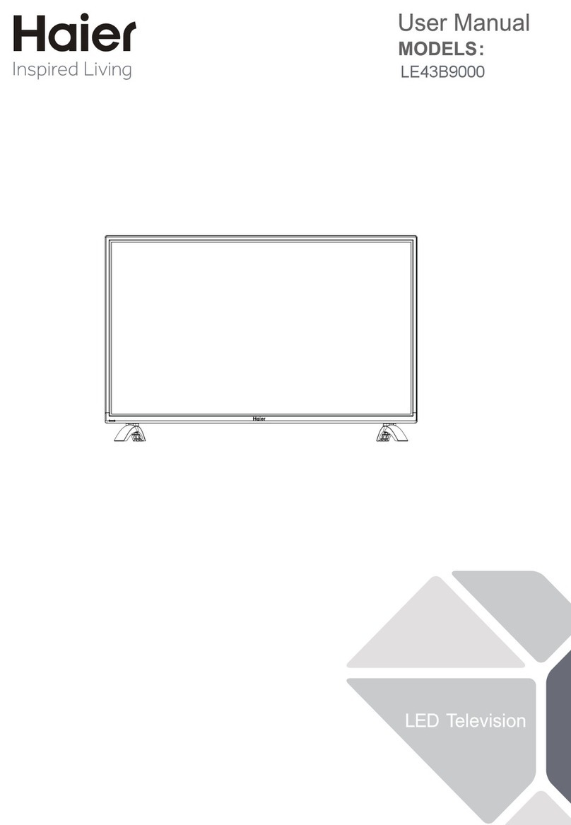 Haier LE43B9000 User manual Haier LE43B9000 User manual