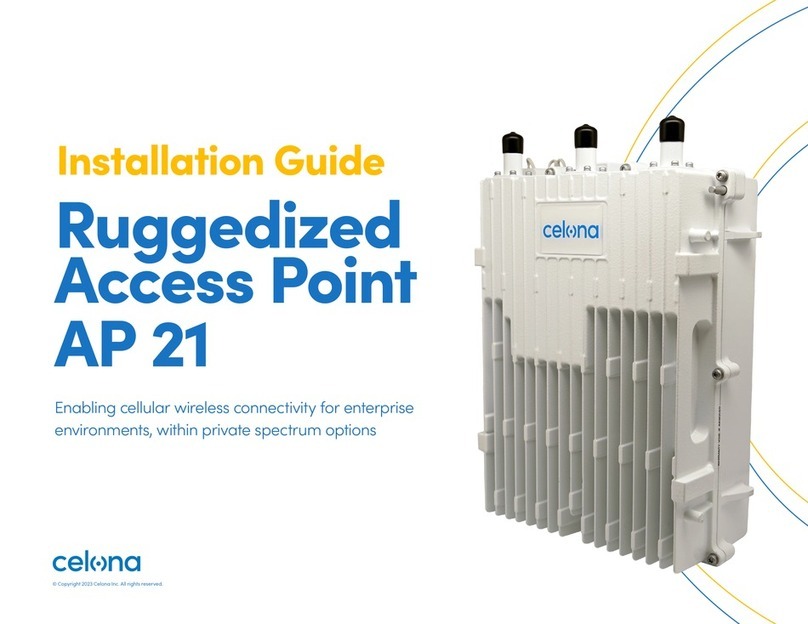 Celona AP 21 User manual