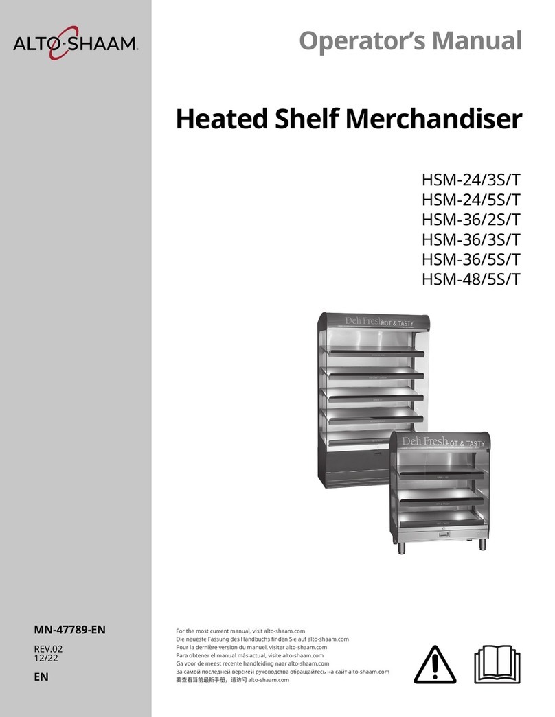 Alto-Shaam HSM-24/3S/T User manual Alto-Shaam HSM-24/3S/T User manual