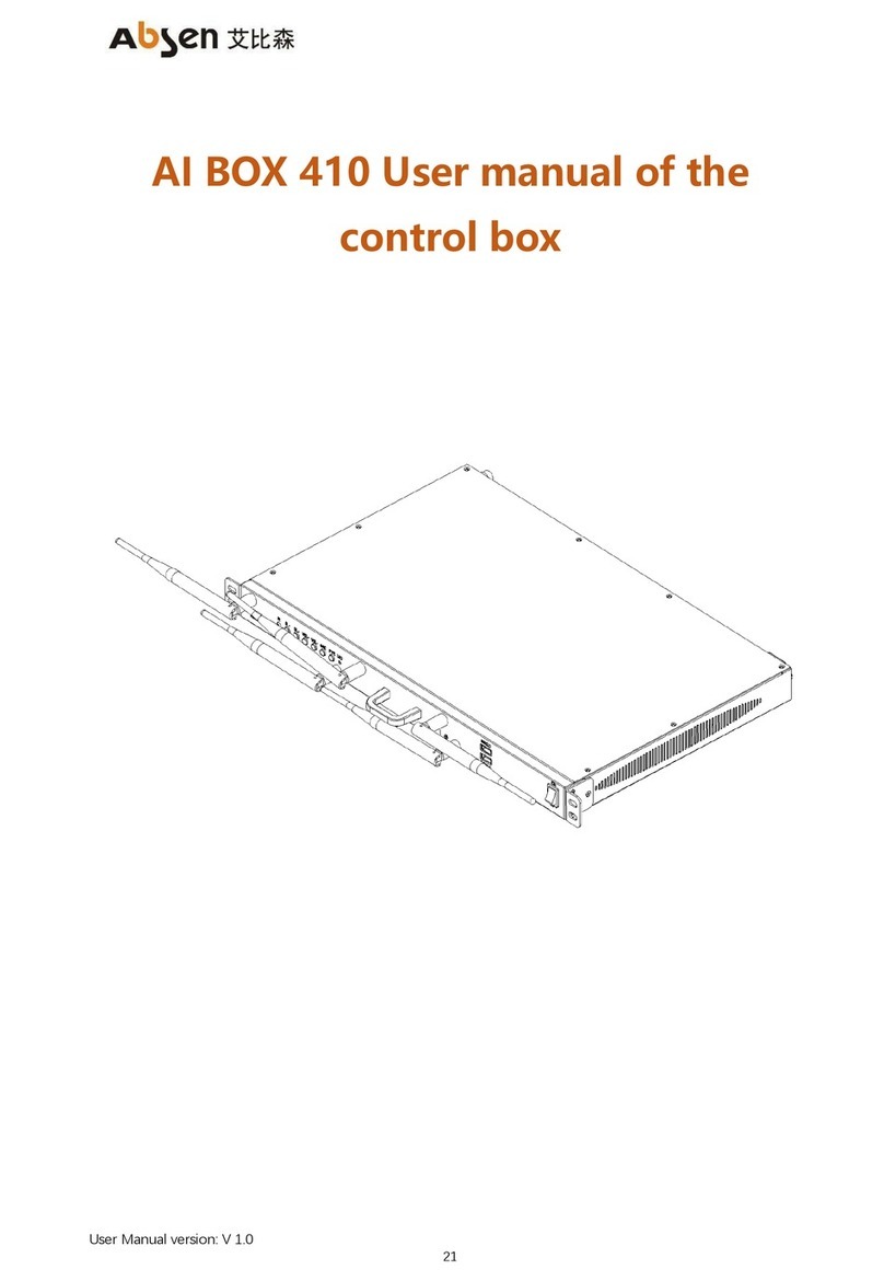 Absen AI BOX 410 User manual