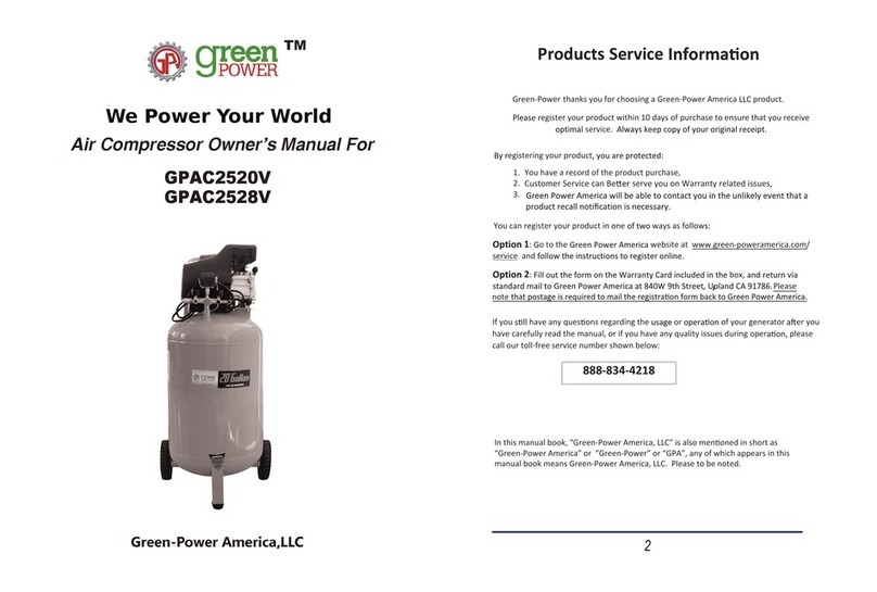 Green Power GPAC2520V owner's manual