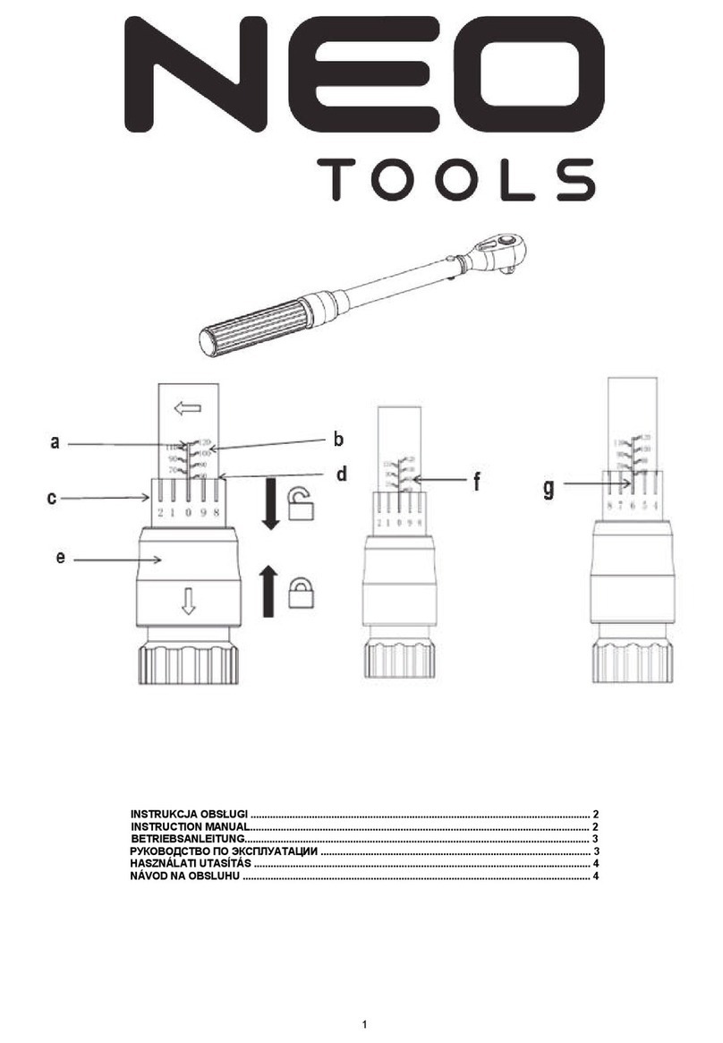 NEO TOOLS 08-838 Original user manual