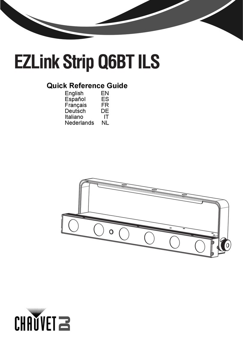 Chauvet DJ EZLink Strip Q6BT ILS Quick reference guide