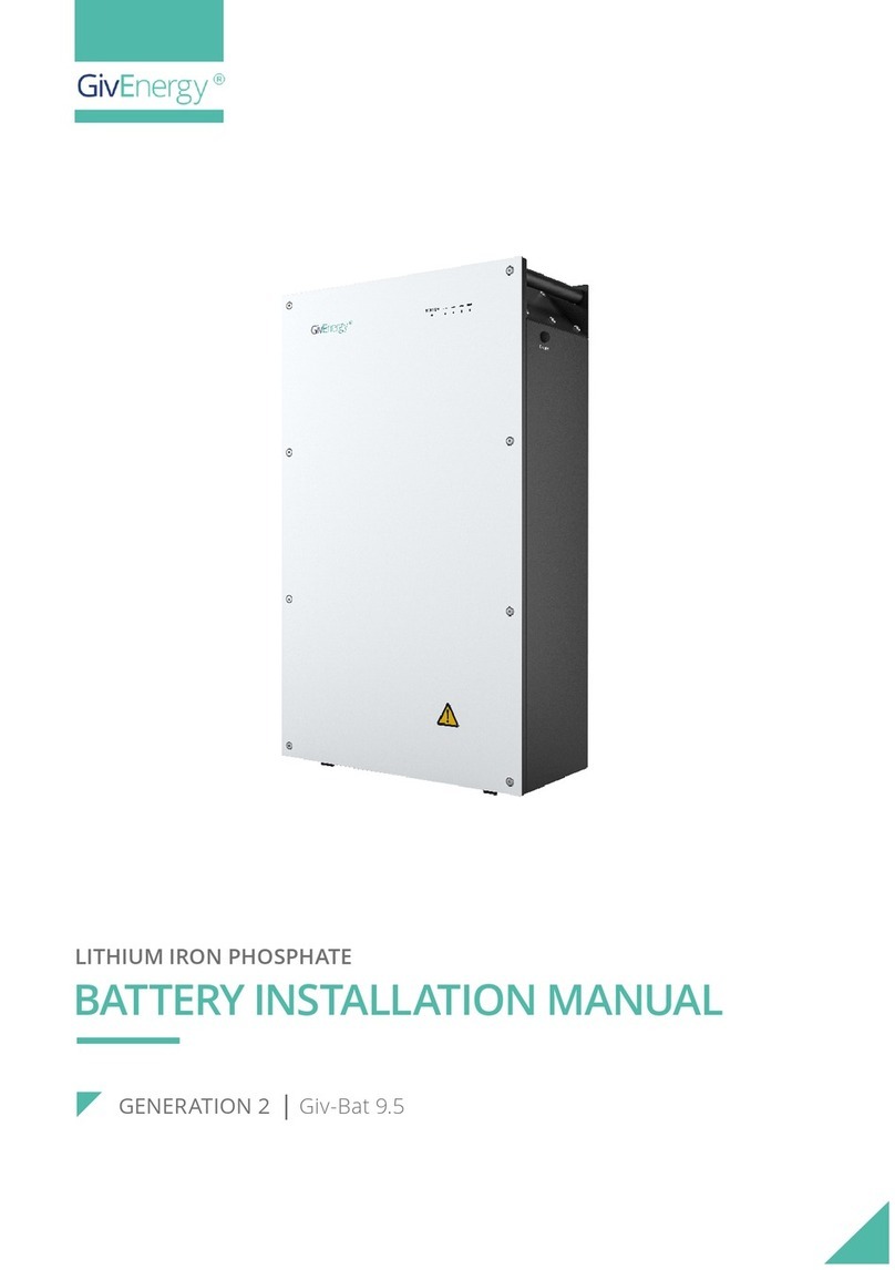 GivEnergy Giv-Bat 9.5 User manual