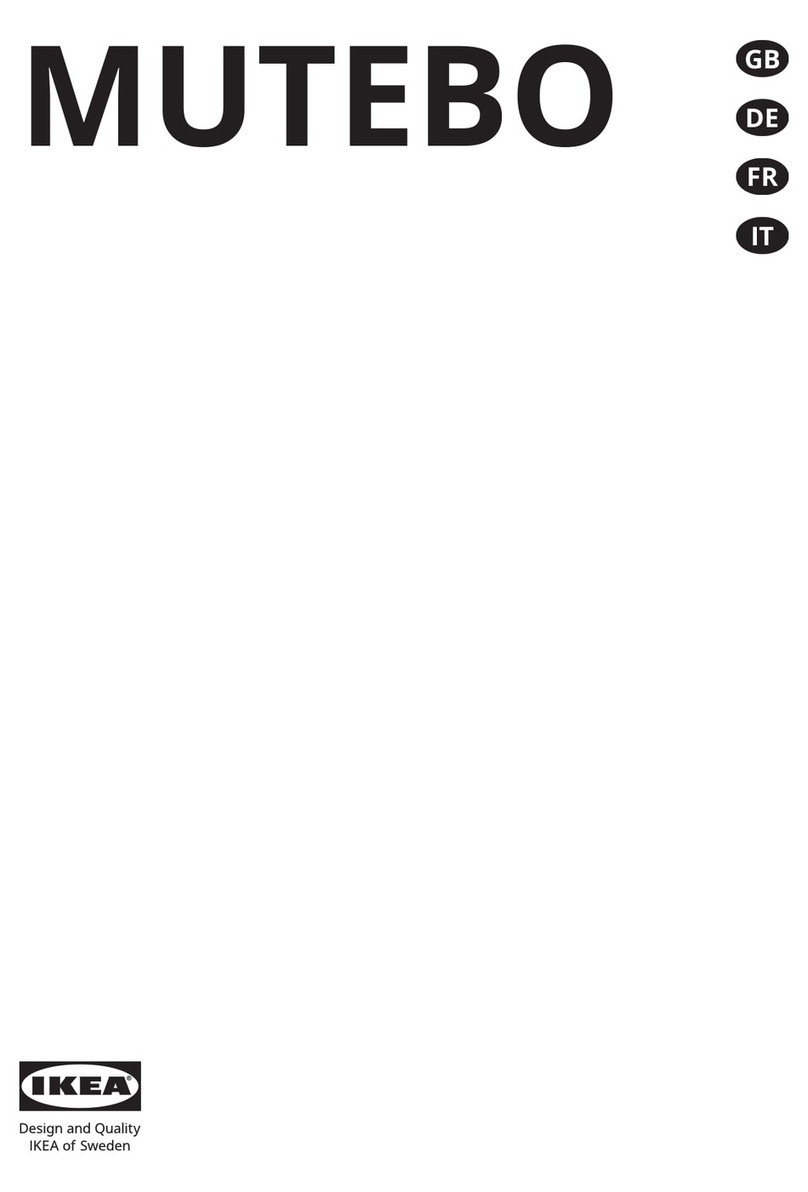 IKEA MUTEBO User manual