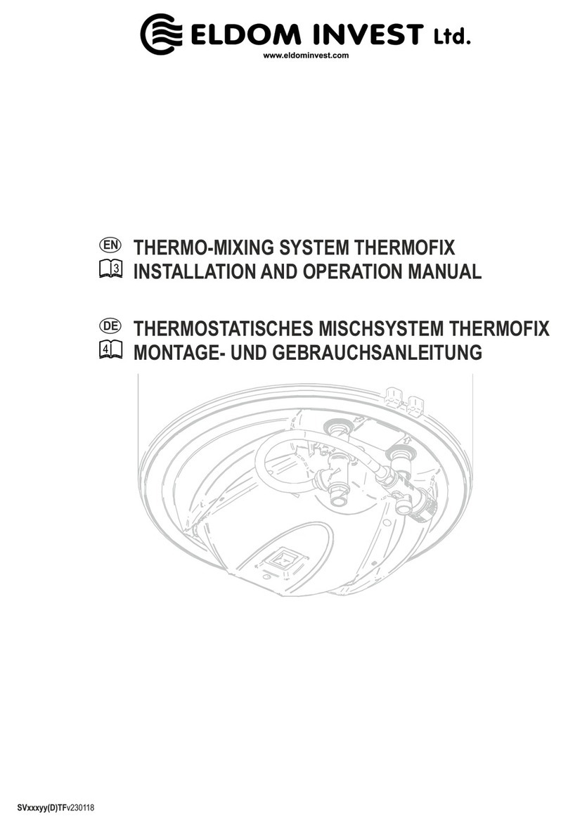 Eldom Invest SV05044TF Installation and operation manual Eldom Invest SV05044TF Installation and operation manual
