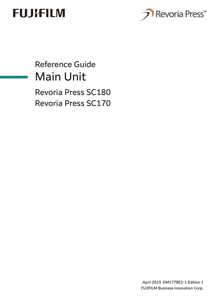 FujiFilm Revoria Press SC180 reference guide FujiFilm Revoria Press SC180 reference guide
