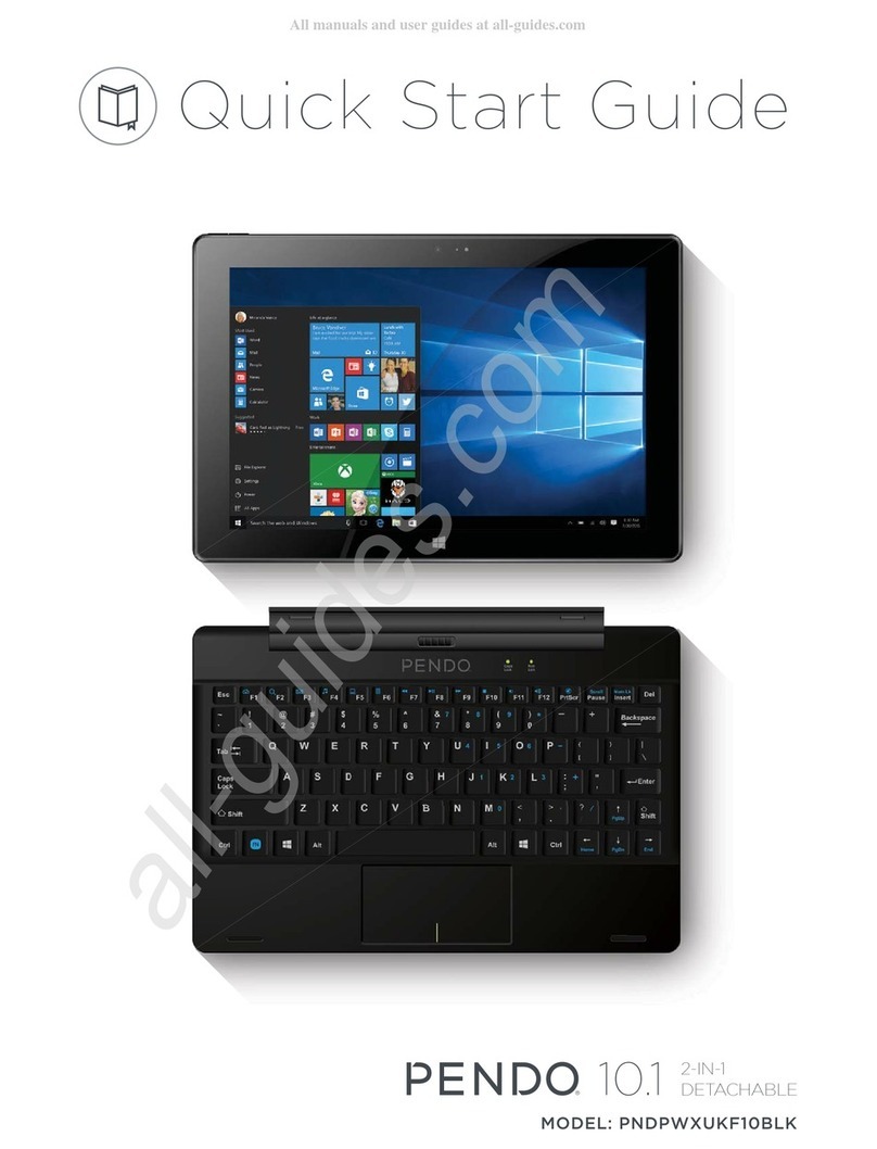 Pendo PNDPWXUKF10BLK User manual