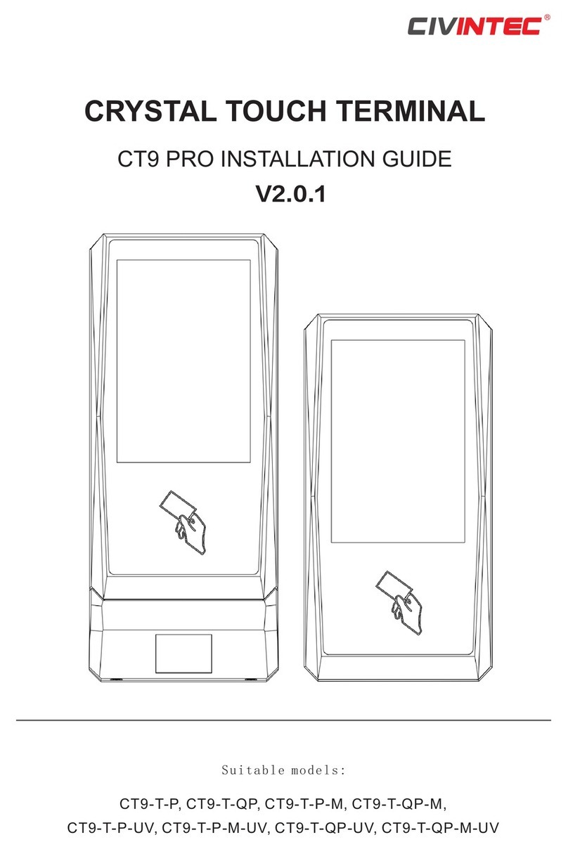 Civintec CRYSTAL CT9 PRO installation guide