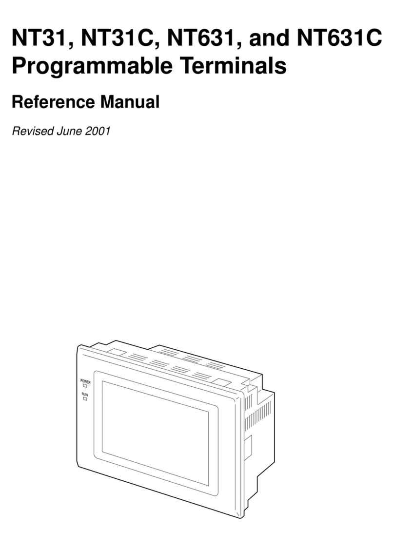 Omron NT31C Series Reference manual