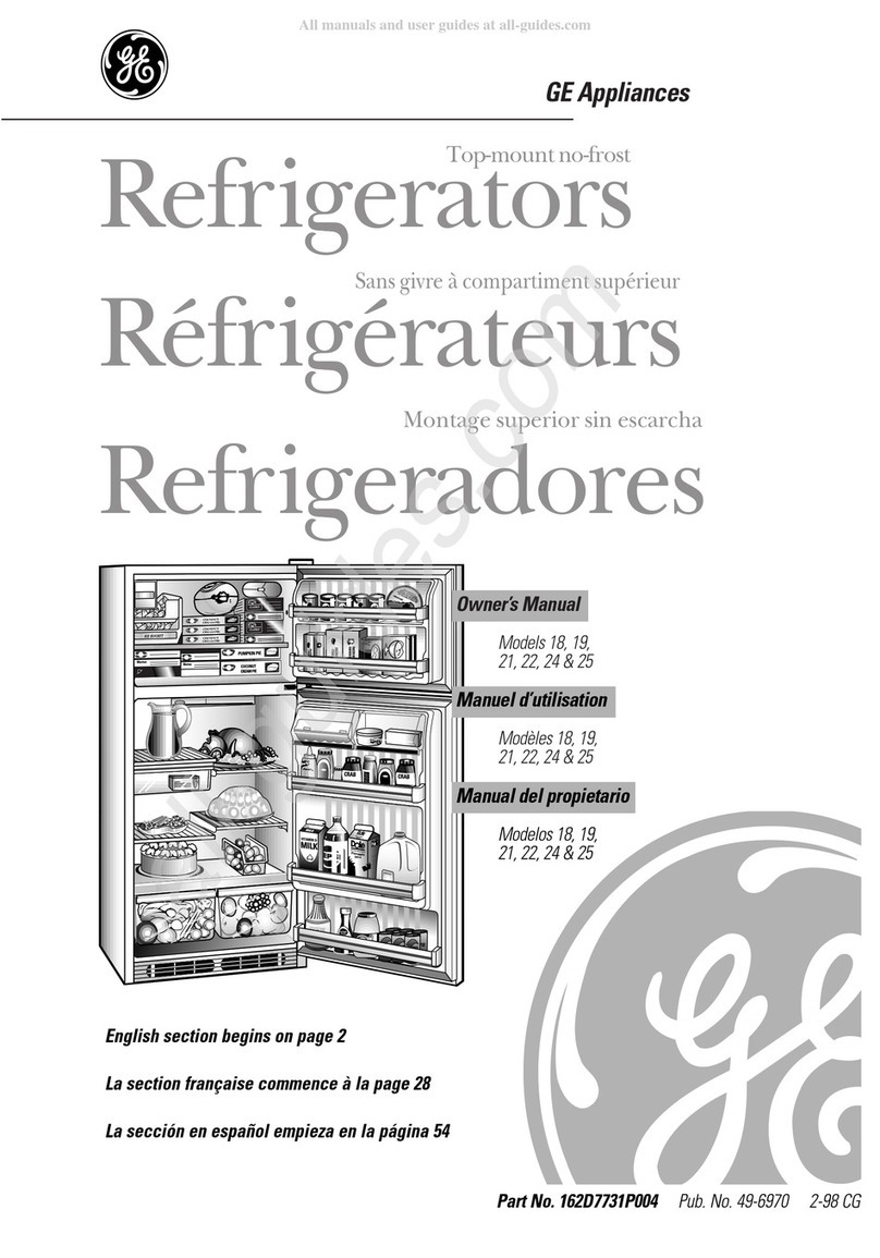 GE Profile CustomStyle 18 User manual