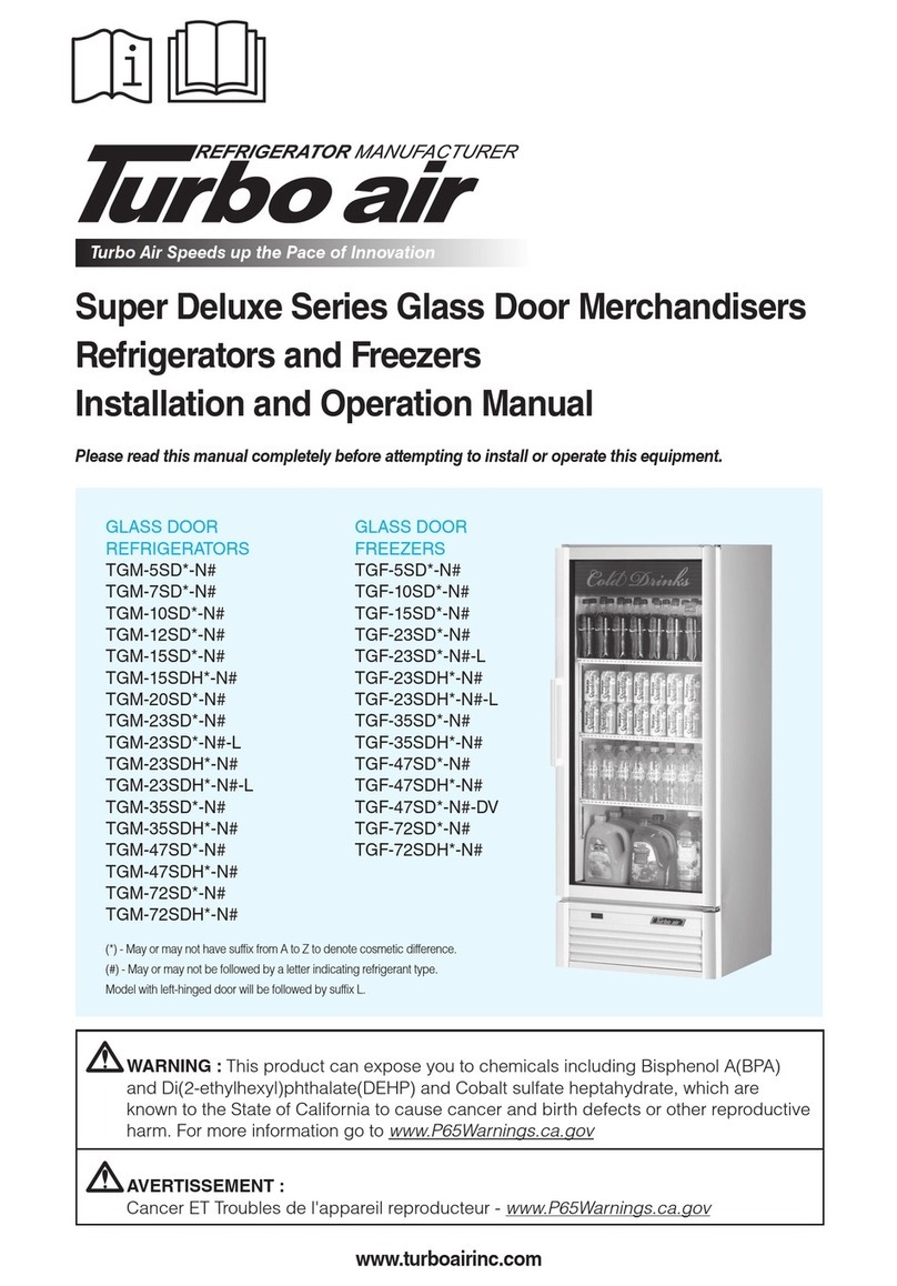 Turboair TGM-7SD User manual Turboair TGM-7SD User manual