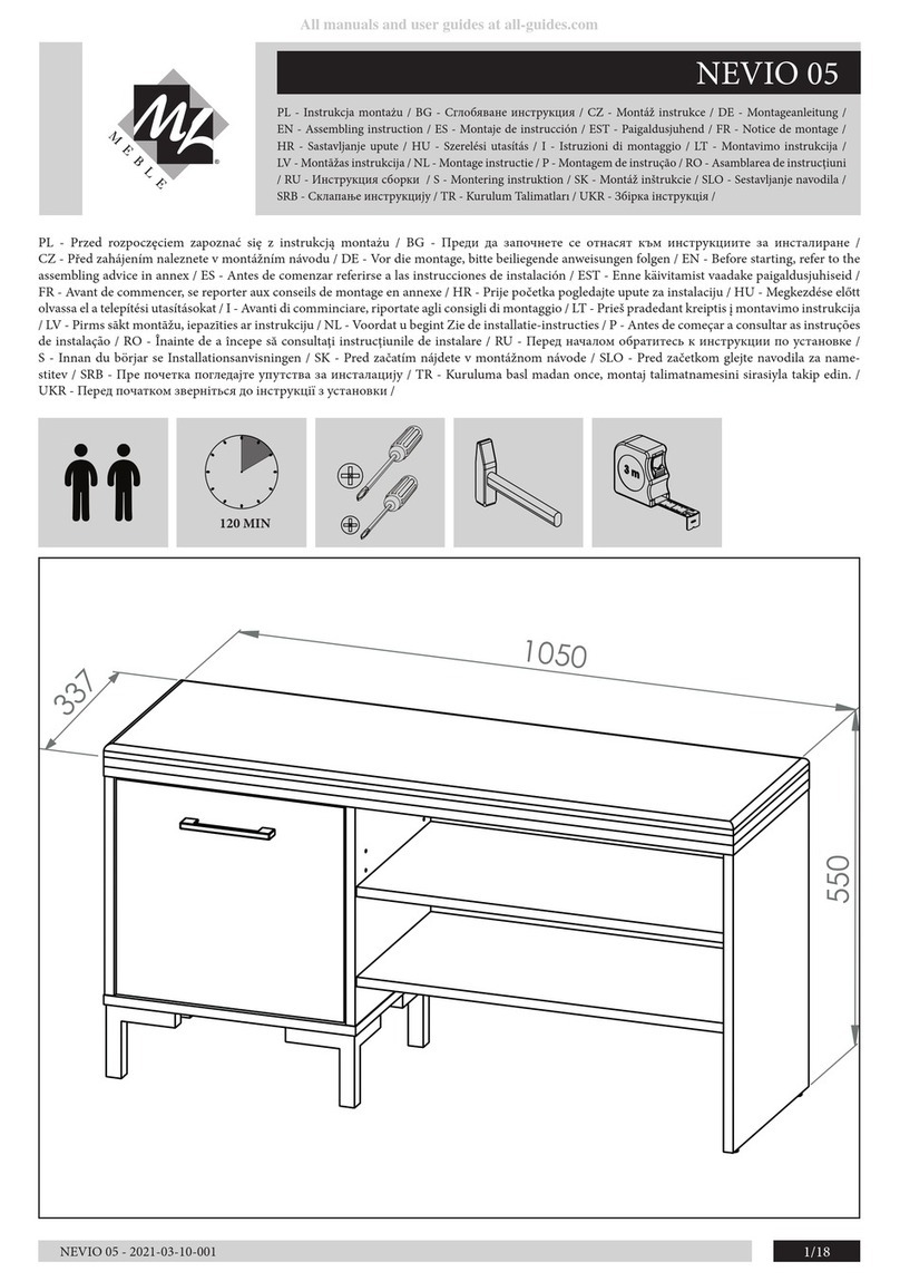 mlmeble NEVIO 05 Assembling Instruction