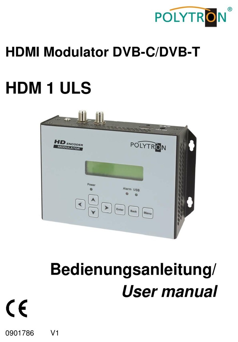 Polytron HDM 1 ULS User manual