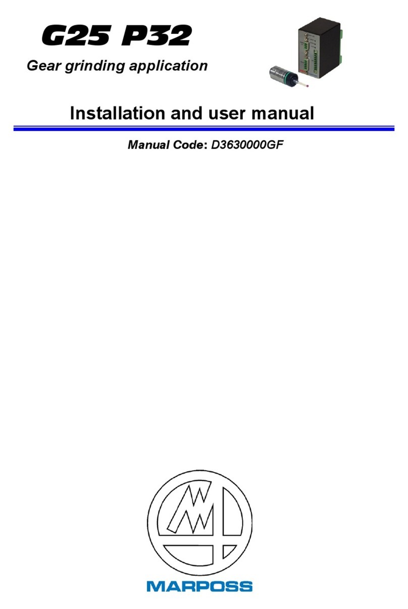 marposs G25 User manual