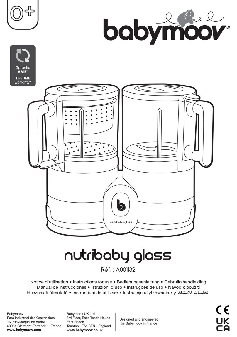 babymoov nutribaby glass Instructions for use