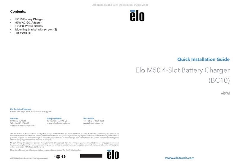 Elo TouchSystems M50 User manual