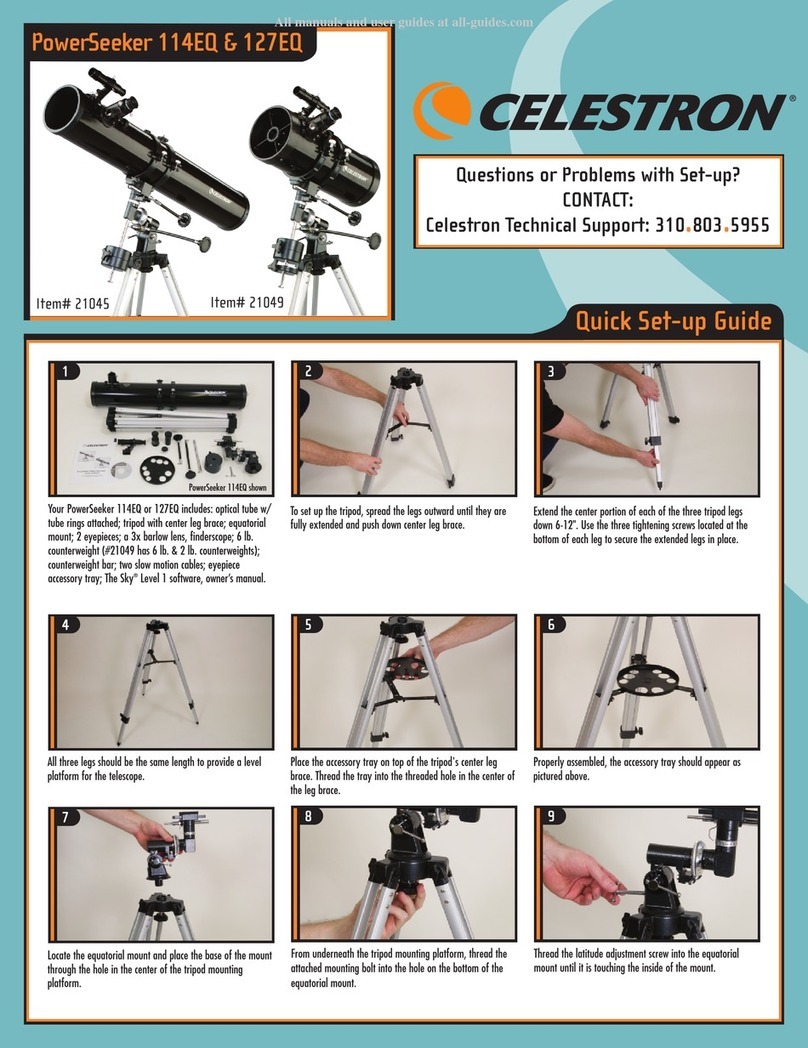 Celestron PowerSeeker 114EQ User manual Celestron PowerSeeker 114EQ User manual