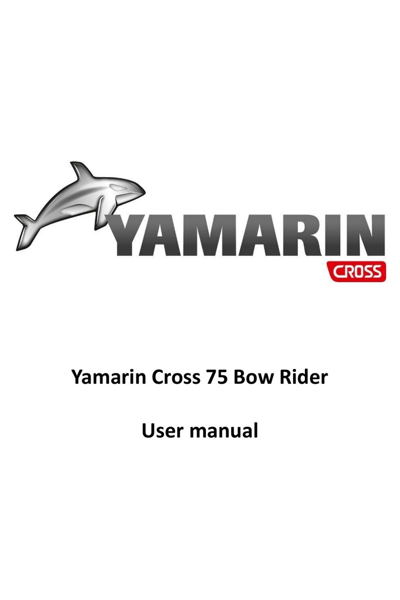 YAMARIN Cross 75 Bow Rider User manual YAMARIN Cross 75 Bow Rider User manual
