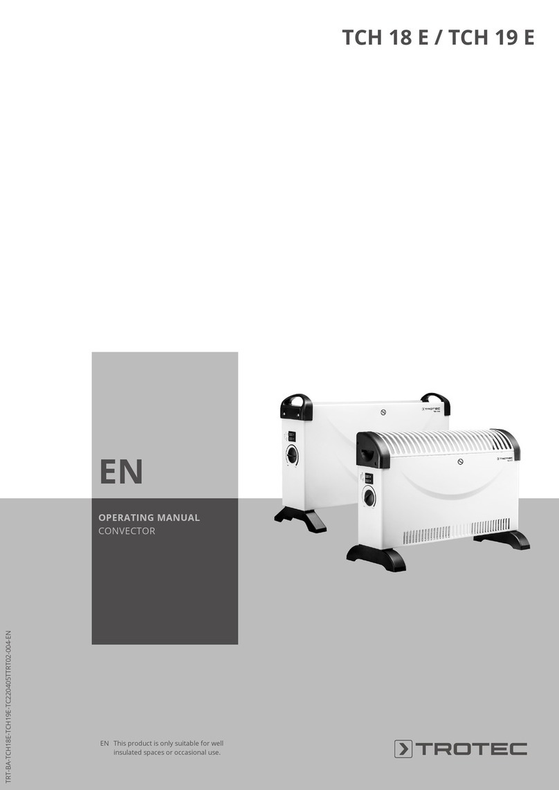 Trotec TCH 18 E operating manual