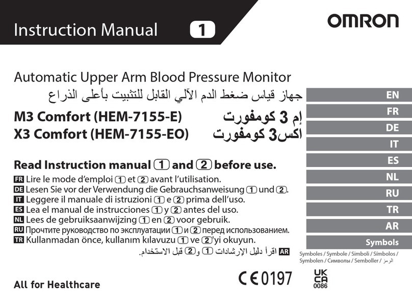Omron M3 Comfort User manual