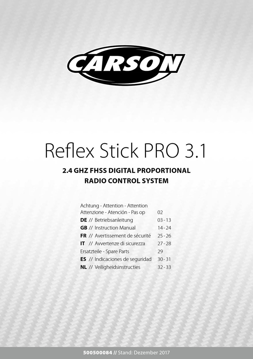 Carson Reflex Stick PRO 3.1 User manual