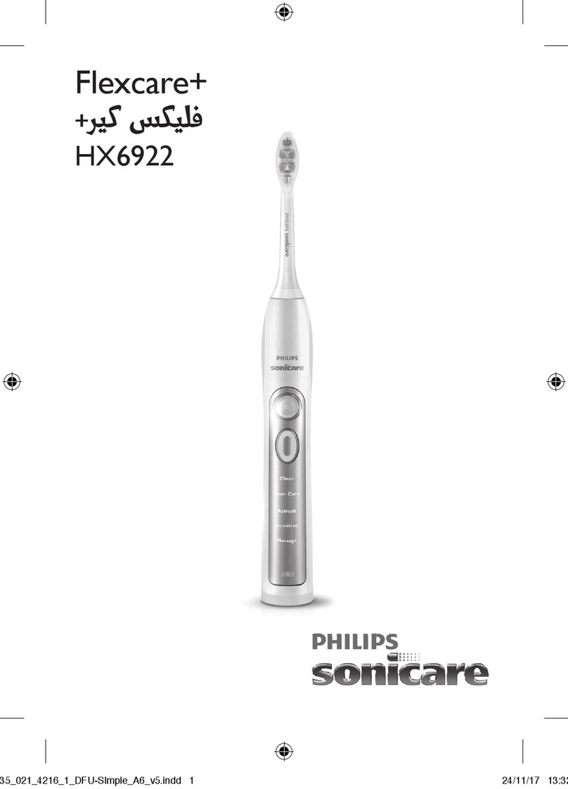 Philips sonicare Flexcare+ HX6922 manual
