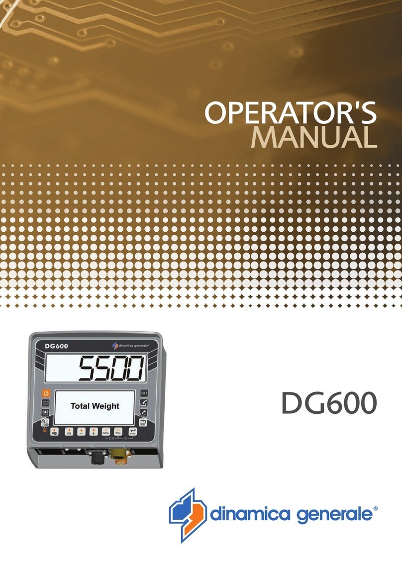 Dinamica Generale DG600 Operator's manual
