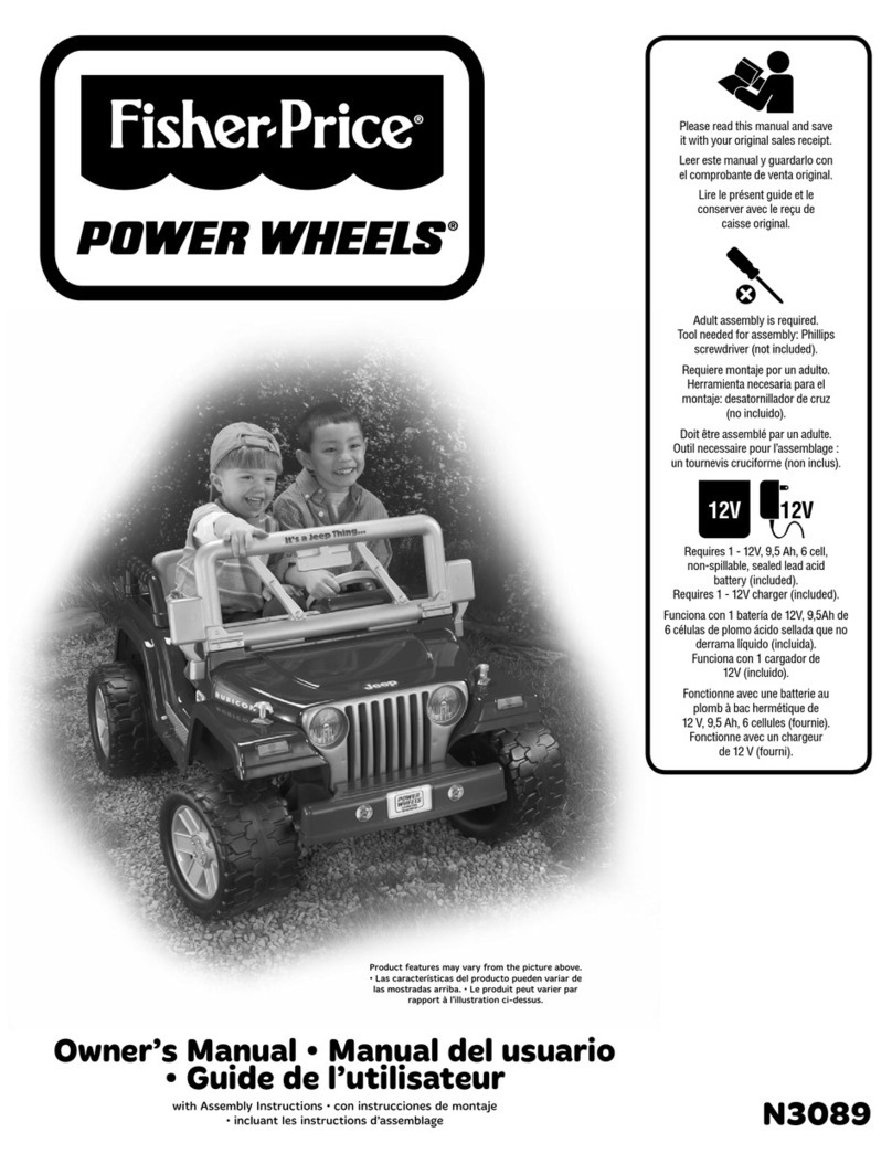 Fisher-Price Power Wheels N3089 User manual