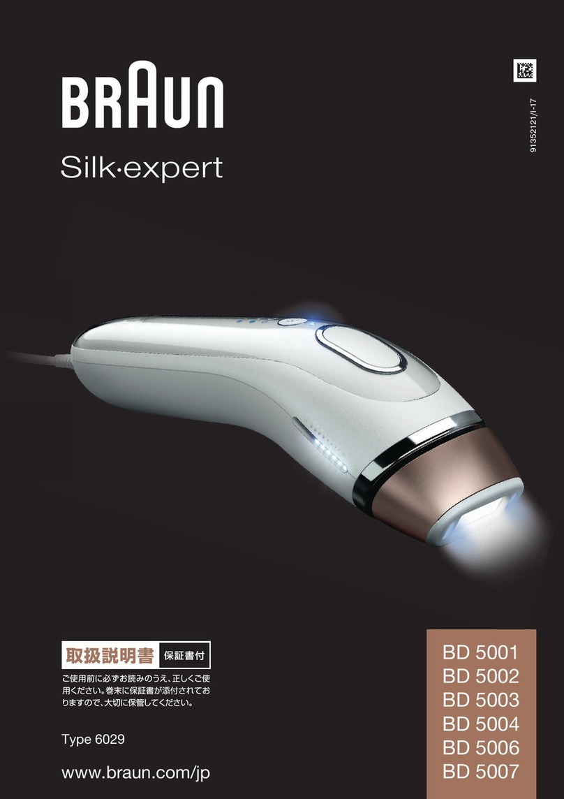 Braun Silk-expert BD 5001 manual