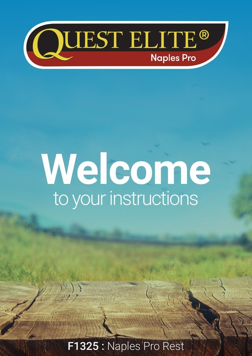 QUEST ELITE Naples Pro Rest F1325 instructions