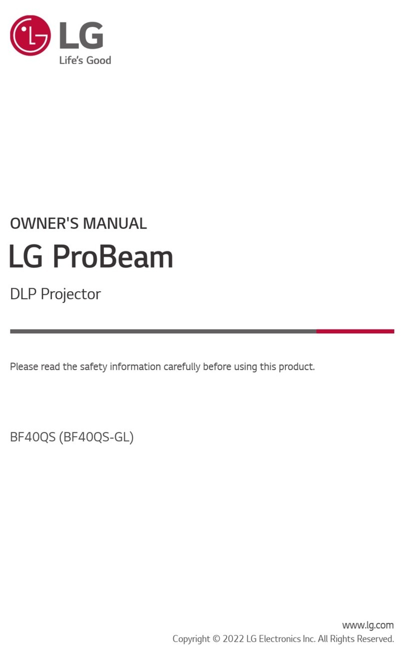LG ProBeam BF40QS owner's manual