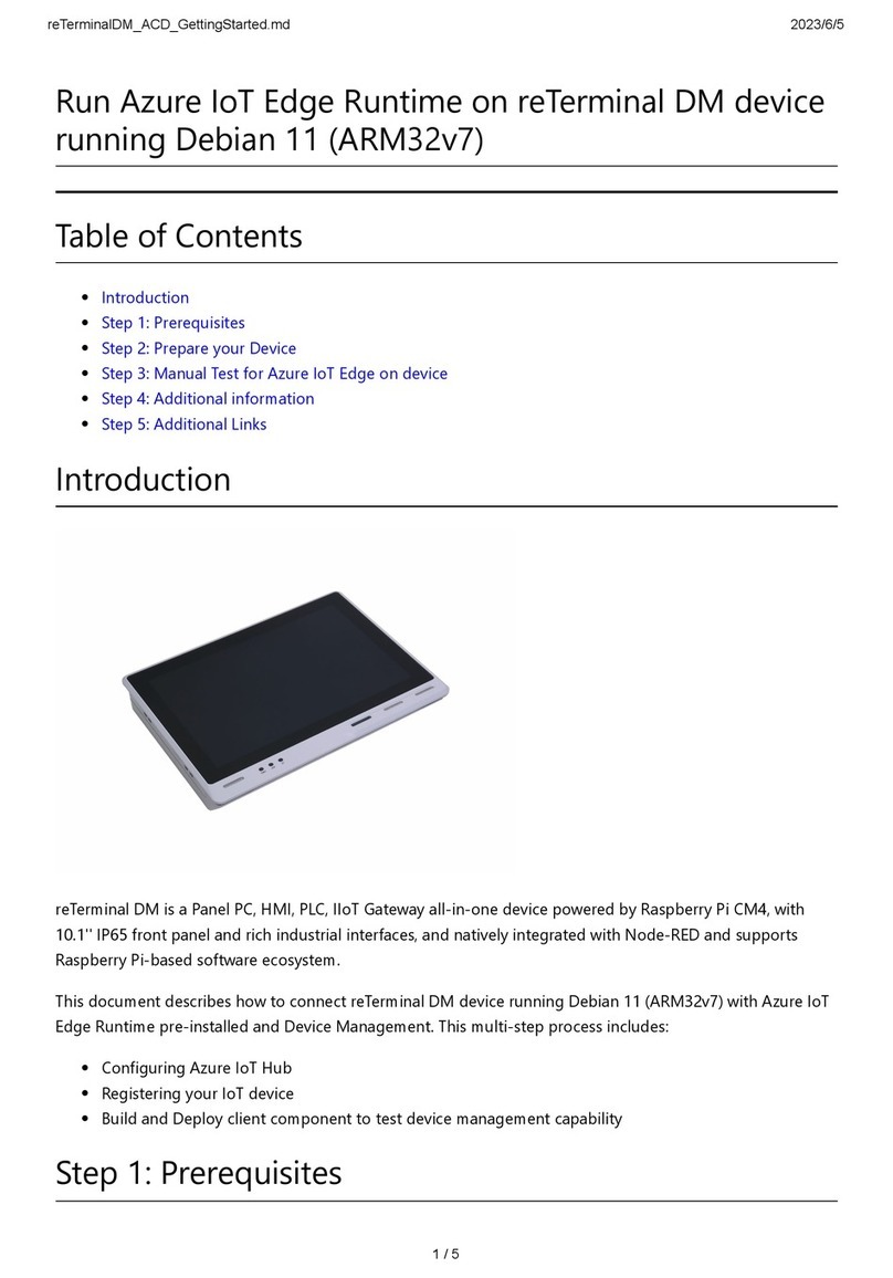 seeed studio reTerminal DM-R100 manual