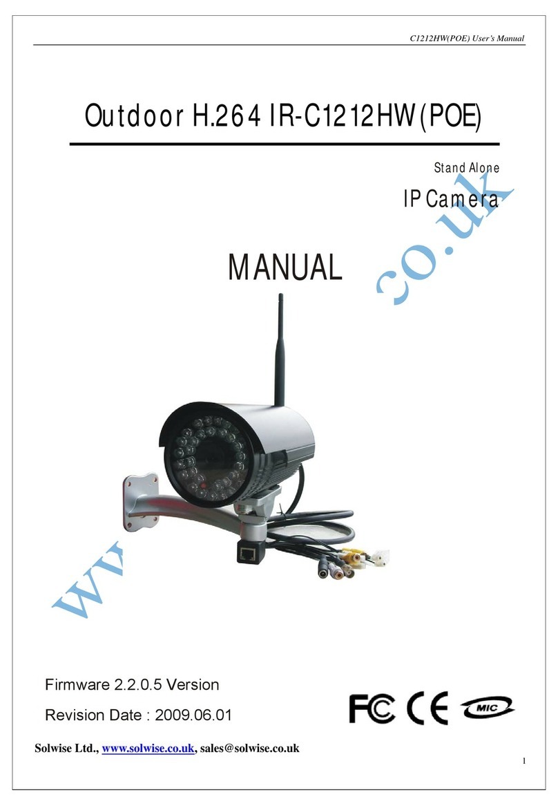 Solwise IR-C1212HW (POE) User manual