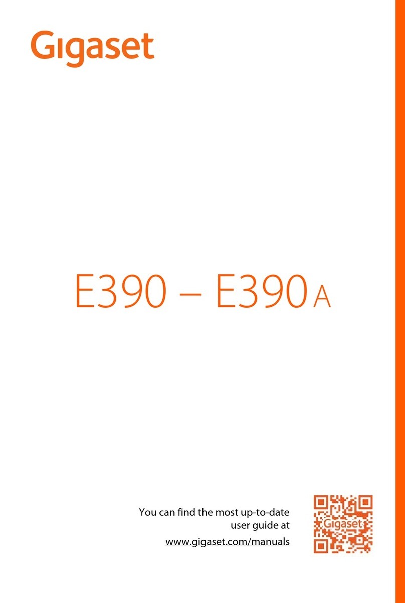 Gigaset E390 A manual