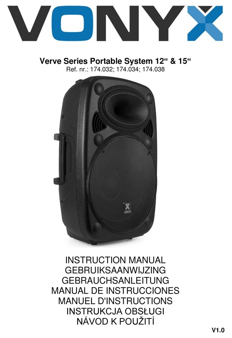 Vonyx Verve Series instruction manual