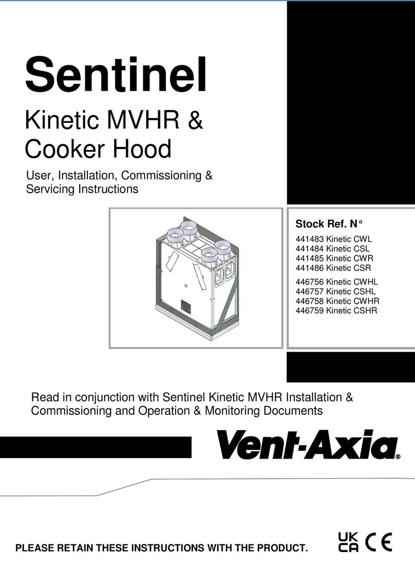 Vent-Axia Sentinel Kinetic CWL User guide