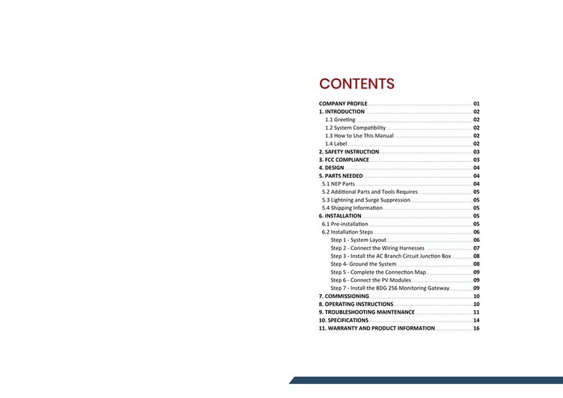 NEP BDG?256 user manual NEP BDG?256 user manual