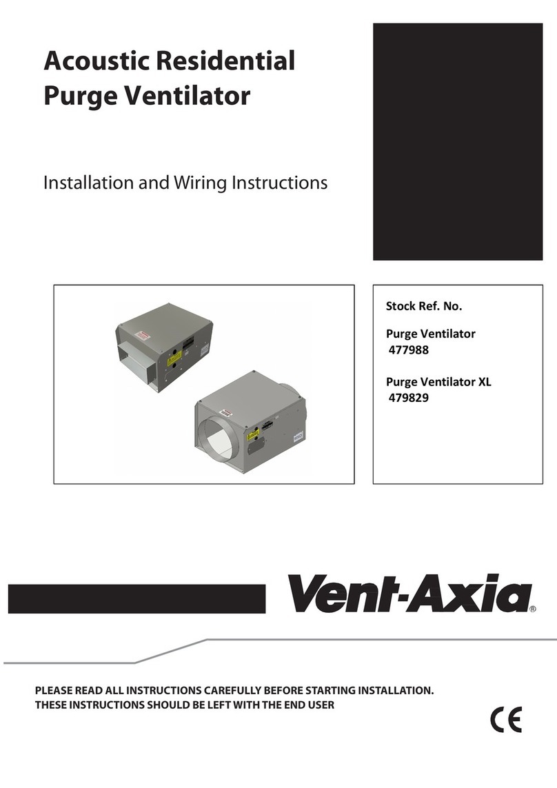 Vent-Axia Purge Ventilator Assembly instructions